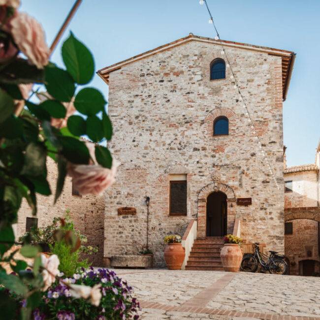 Borgo Petroro, a medieval country relais in the Umbrian countryside near Todi.